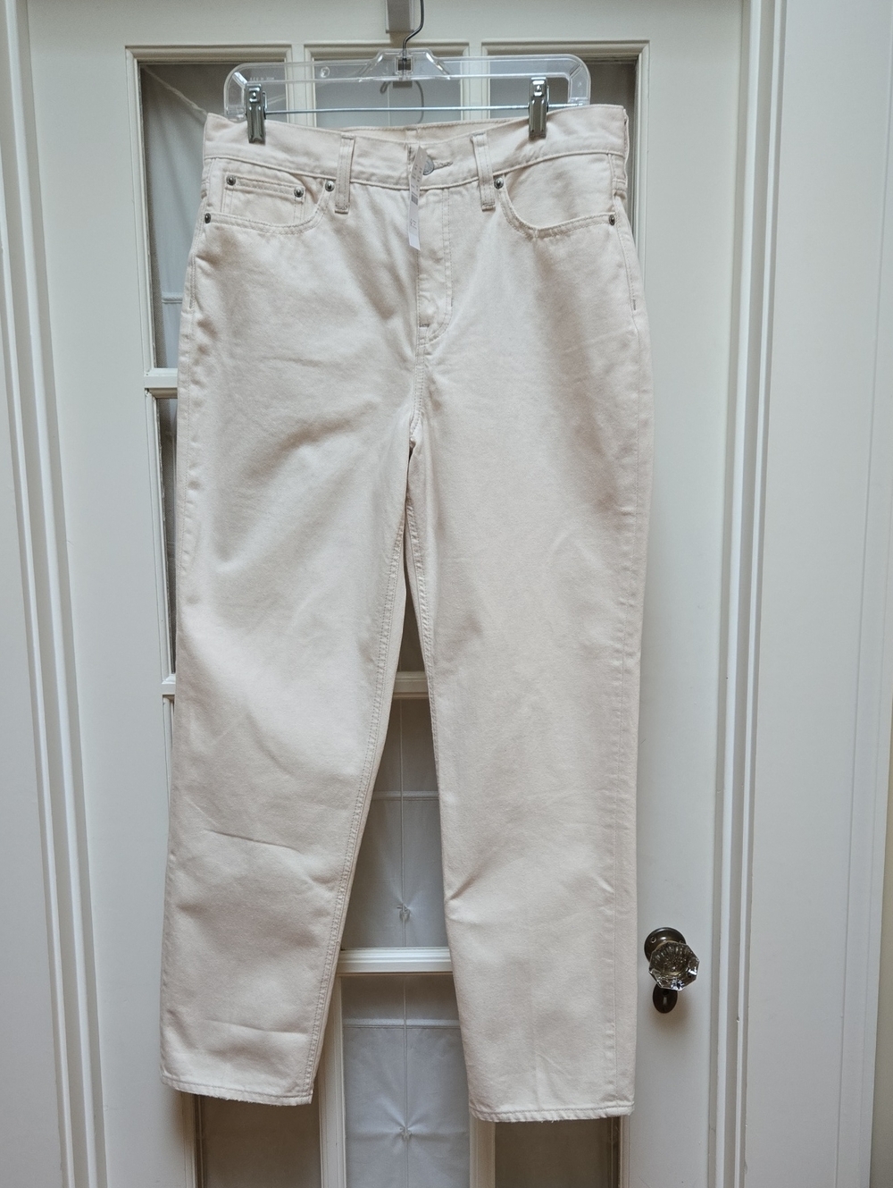 J. Crew Women's  Straight-Leg Jeans Sz 29- "Natural" NWT